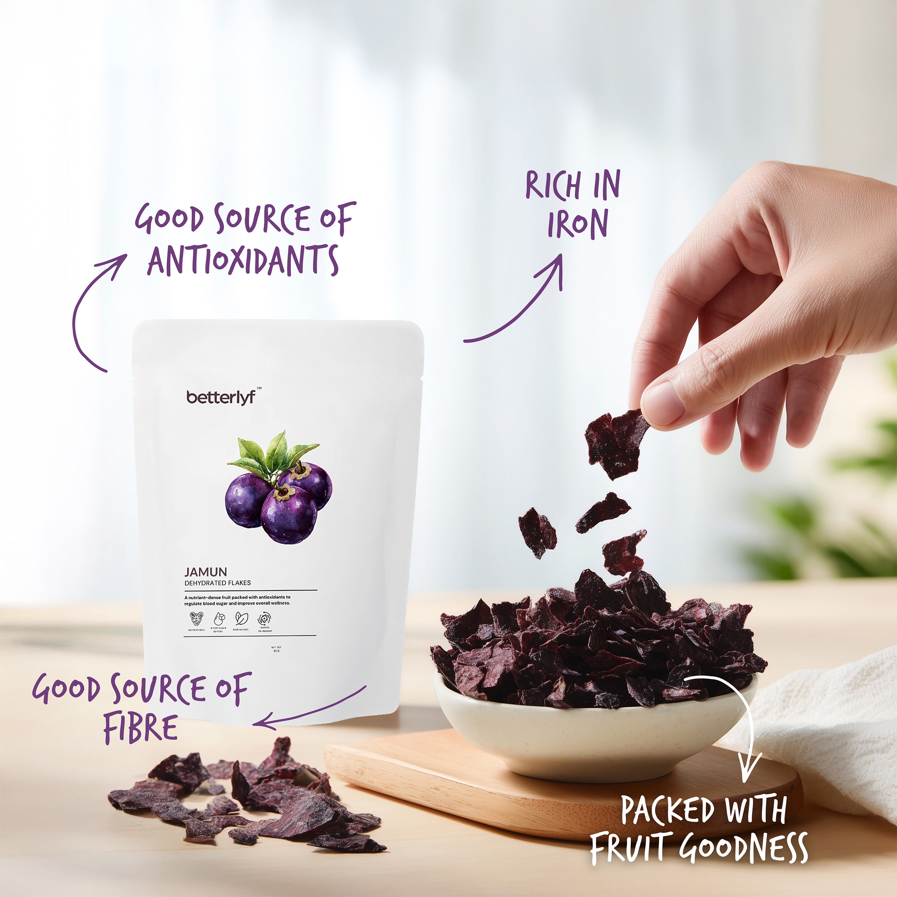 Jamun Flakes, 50g
