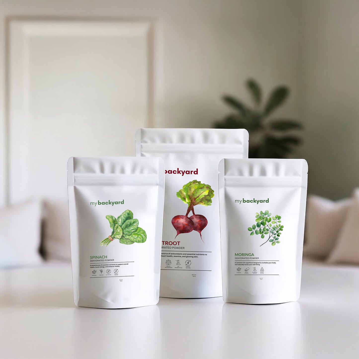 Wellness Essentials Sampler (Moringa, Spinach & Beetroot — Your Daily Health Boost)